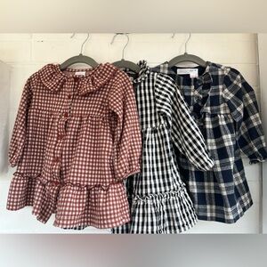 Zara Toddler Girl Bundle (3 dresses + 1 NWT Cardigan) Size 12-18 months